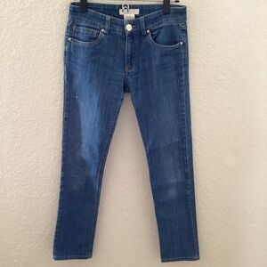 Chloe Blue Denim Skinny Straight Jeans